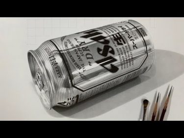 鉛筆画 スーパードライ – Pencil Drawing can of beer (1080p) by  大森 浩平 – Kohei Ohmori